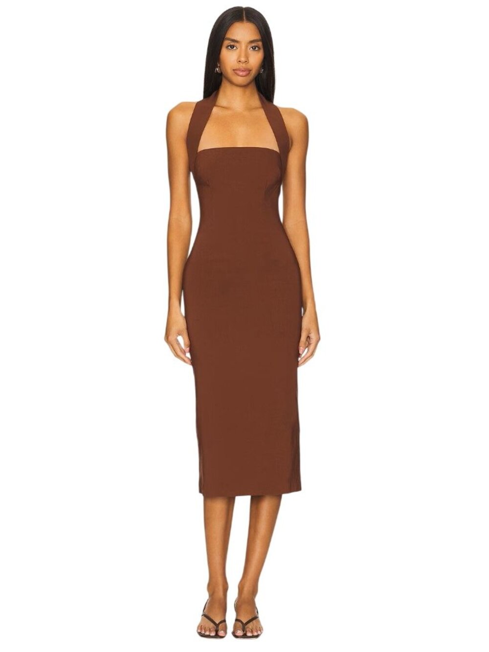 House of Harlow 1960 x REVOLVE Melody Midi Dress in Chocolate Brown XSmall Women
